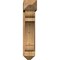 Ekena Millwork Olympic Arts and Crafts Rough Sawn Bracket w/ Offset Brace, Western Red Cedar, 8"W x 30"D x 38"H BKT0806X30X38OLY03RWR - alternate 3